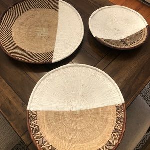 Set of 3 wall baskets